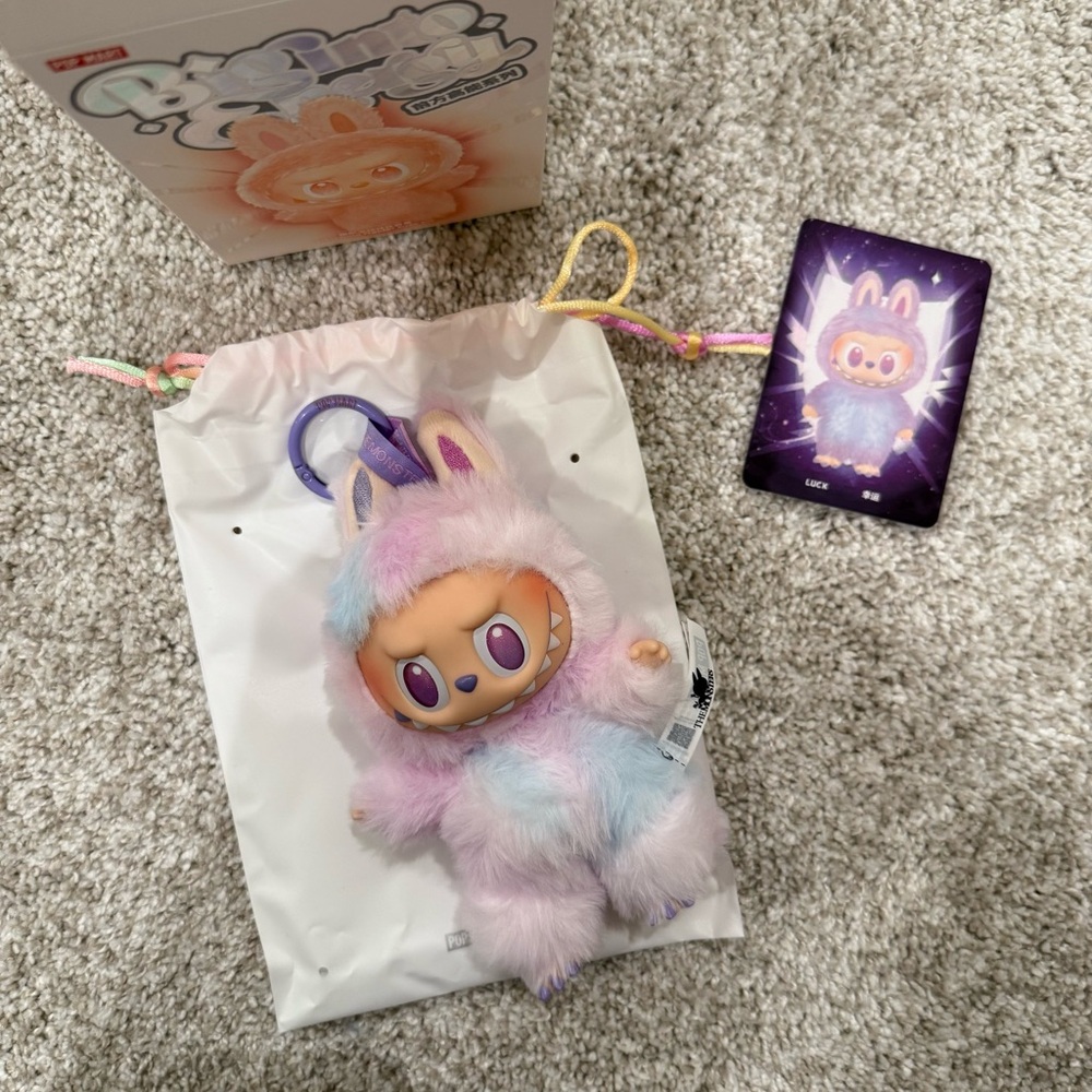 Pop Mart Labubu Purple Luck Big Into Energy